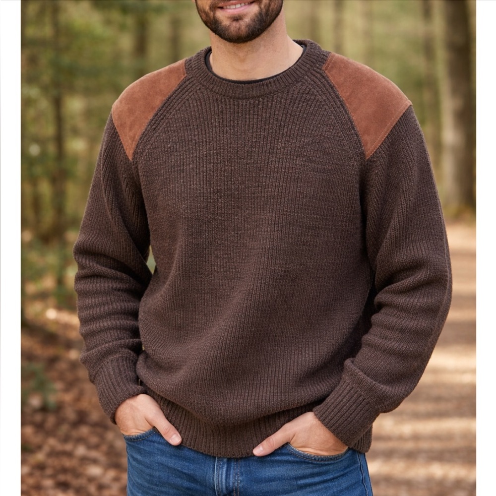 Peregrine JG Glover Made In England 100% Wool Mens Sweater